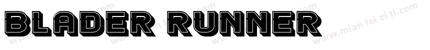 blader runner字体转换